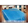 Покрывало Марианна "№3 синее" с оборкой, шелк