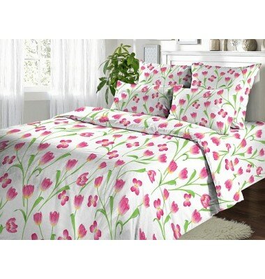 Постельное белье Василиса "Тюльпаны", п/лен