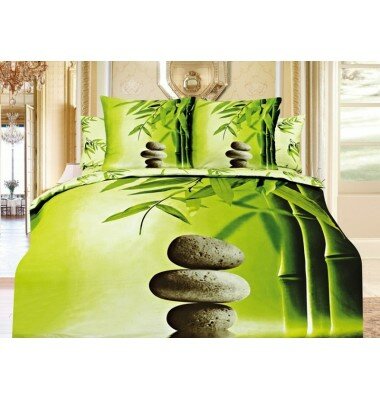 Постельное белье Марианна "Камни", шелк 3D