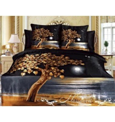 Постельное белье Марианна "Полнолуние", шелк 3D