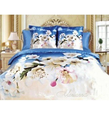 Постельное белье Марианна "Свежесть", шелк 3D