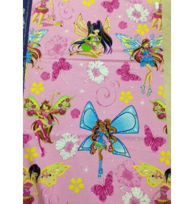 Ткань бязь (поликоттон) "Винксы"