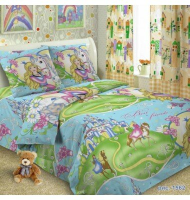 Ткань поплин рис. 1562 детская