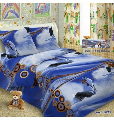 Ткань поплин рис. 1635 детская