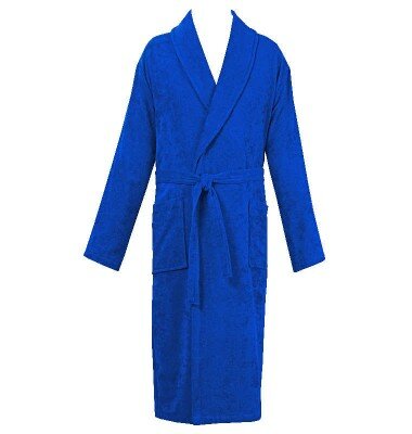 Халат мужской Cleanelly ХЦ-901-20/360 мд.41 махровый, синий