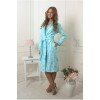Халат женский Five Wien "Liana", бирюзовый