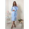 Халат женский Five Wien "Liana", голубой